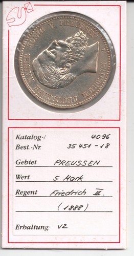 Preussen mark 1888 - 5,