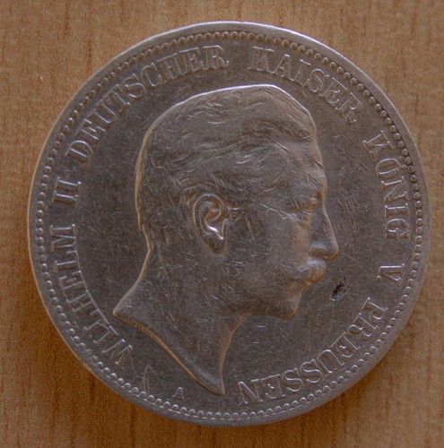 900 silbermünze 5 mark - 5,