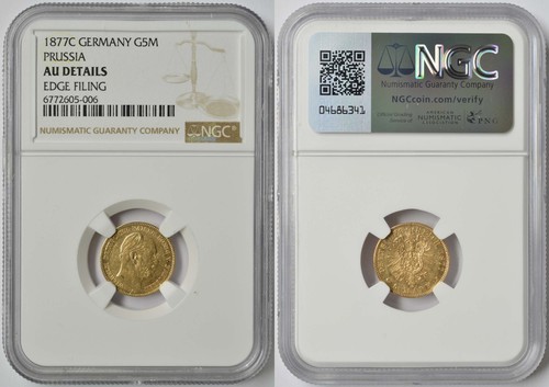 Preußen mark 1877 - mark, j.