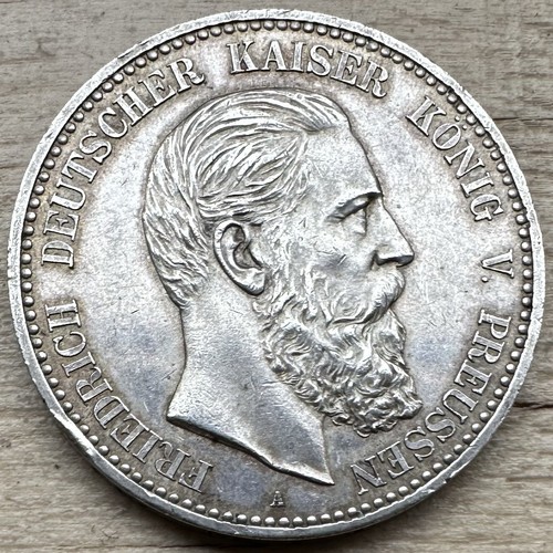 Deutsches reich mark 1888 a - reich,