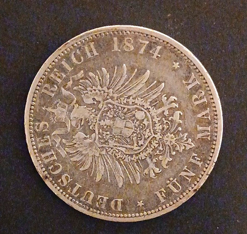 Deutsches reich mark 1874 - reich,