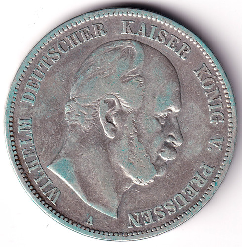 Preussen 1876 5 mark - 1876, a
