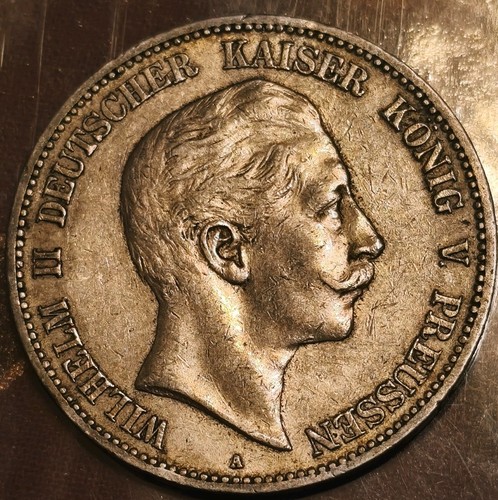 Preußen mark 1907 wilhelm - 5, a