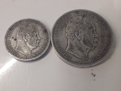 Preussen und 5 mark - 2,