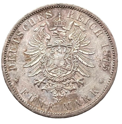 Preussen mark 1875 - b, wilhelm