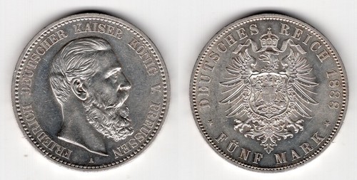 Preussen mark 1888 a - preussen, 5