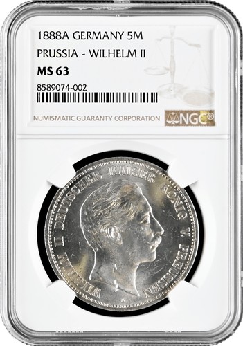 Preußen mark 1888 ngc - preußen,