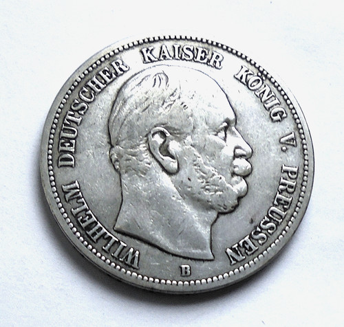 Silbermünze kaiserreich - dt.,