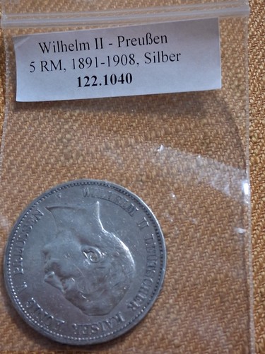 Silbermünze wilhelm - silbermünze,