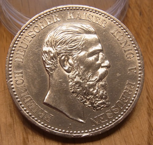 Alte silbermünze mark 1888 - alte,