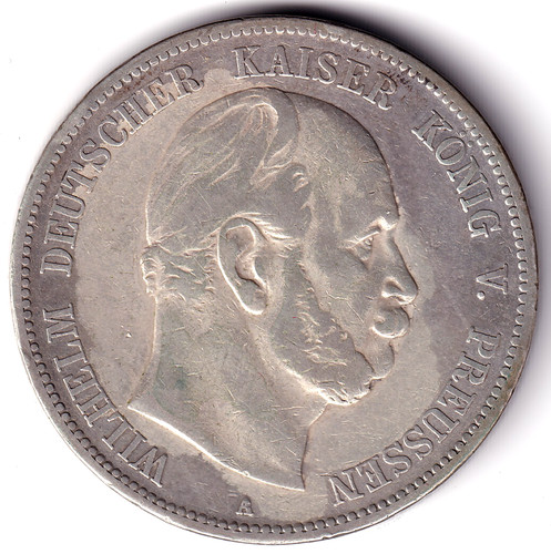 Preussen 1874 5 mark - preussen, a